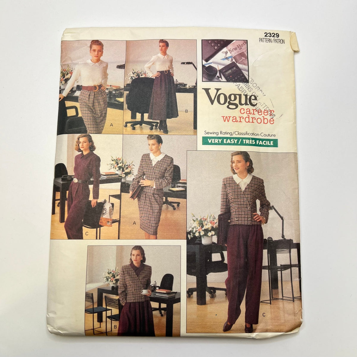 Sewing Pattern - Womenswear - Vogue 2329 - True Deadstock supplies Fabric by private - Sustainable Textile | FABCYCLE