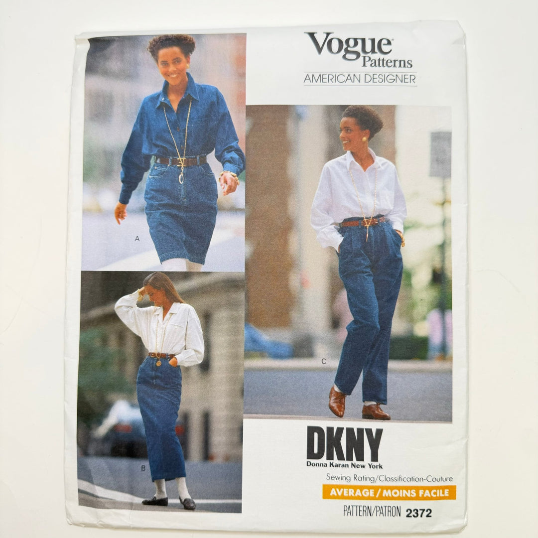 Sewing Pattern - Womenswear - Vogue 2372 - True Deadstock supplies Fabric by private - Sustainable Textile | FABCYCLE