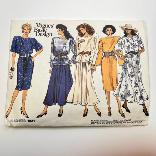 Sewing Pattern - Womenswear - Vogue 2414 - True Deadstock supplies Fabric by private - Sustainable Textile | FABCYCLE