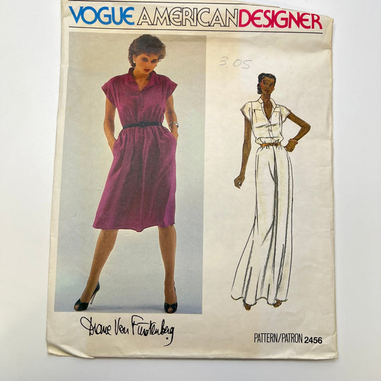 Sewing Pattern - Womenswear - Vogue 2456 - True Deadstock supplies Fabric by private - Sustainable Textile | FABCYCLE