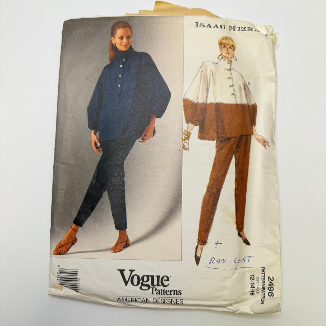 Sewing Pattern - Womenswear - Vogue 2496 - True Deadstock supplies Fabric by private - Sustainable Textile | FABCYCLE