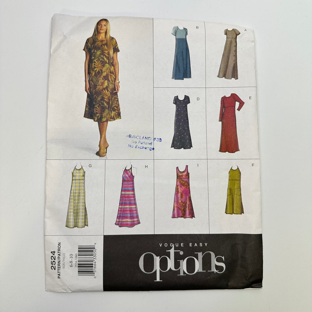 Sewing Pattern - Womenswear - Vogue 2524 - True Deadstock supplies Fabric by private - Sustainable Textile | FABCYCLE