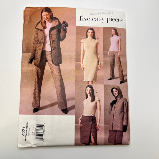 Sewing Pattern - Womenswear - Vogue 2571 - True Deadstock supplies Fabric by private - Sustainable Textile | FABCYCLE