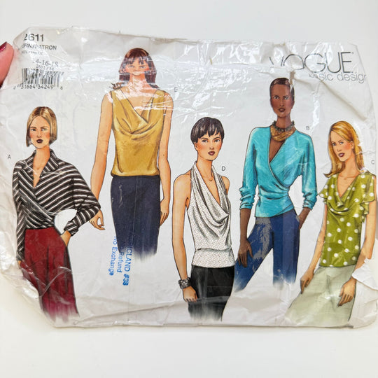 Sewing Pattern - Womenswear - Vogue 2611 - True Deadstock supplies Fabric by private - Sustainable Textile | FABCYCLE
