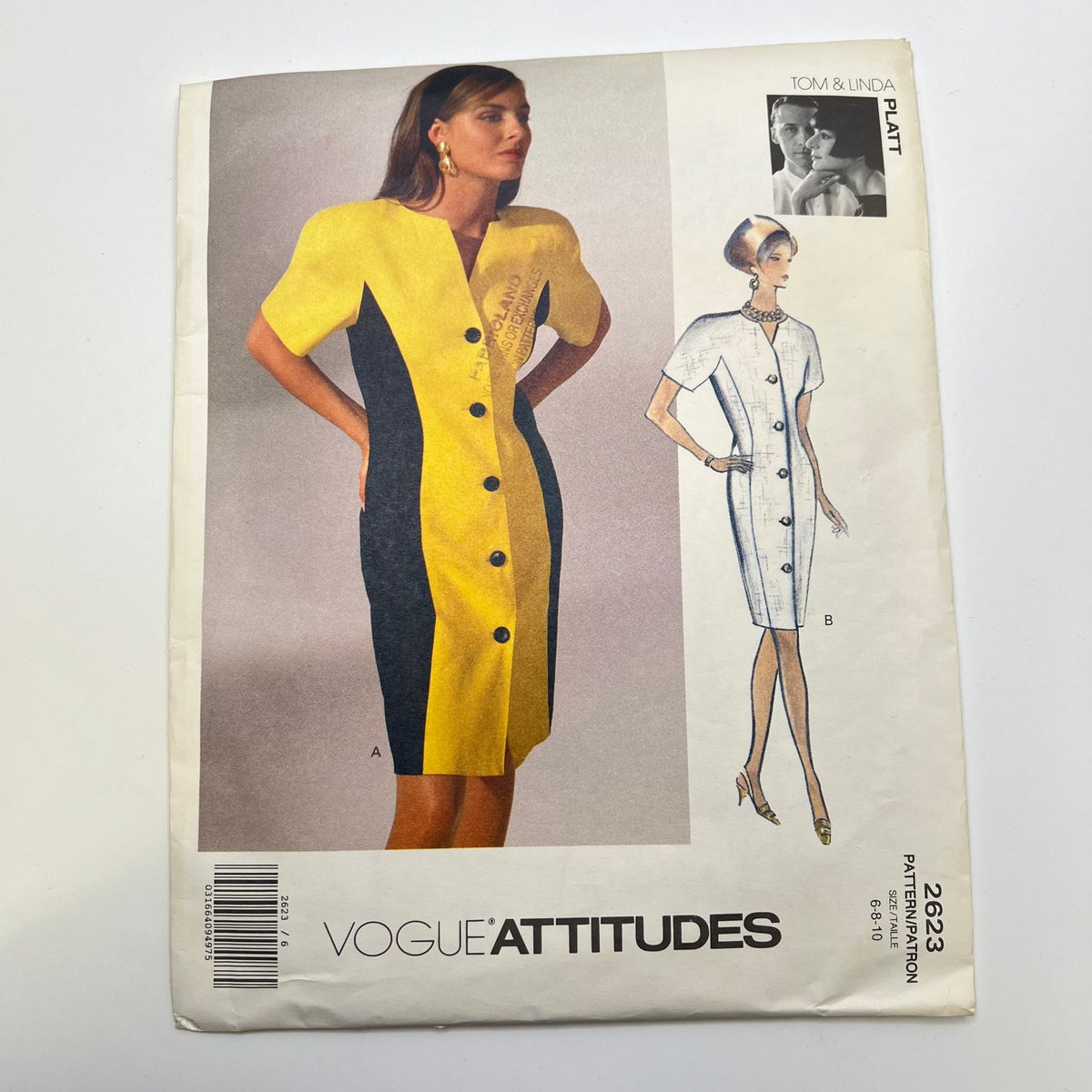 Sewing Pattern - Womenswear - Vogue 2623 - True Deadstock supplies Fabric by private - Sustainable Textile | FABCYCLE