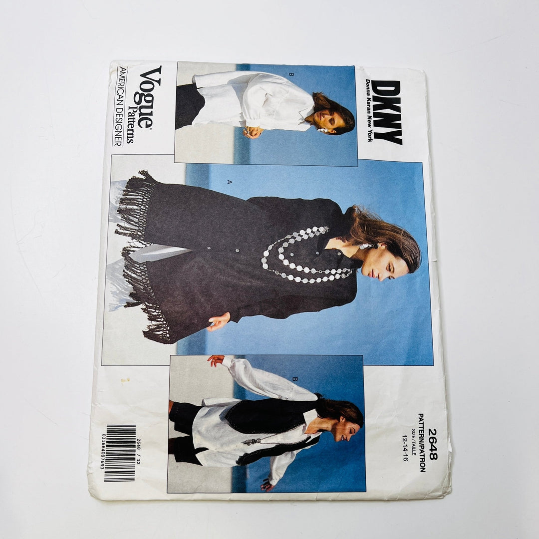 Sewing Pattern - Womenswear - Vogue 2648 - True Deadstock supplies Fabric by private - Sustainable Textile | FABCYCLE