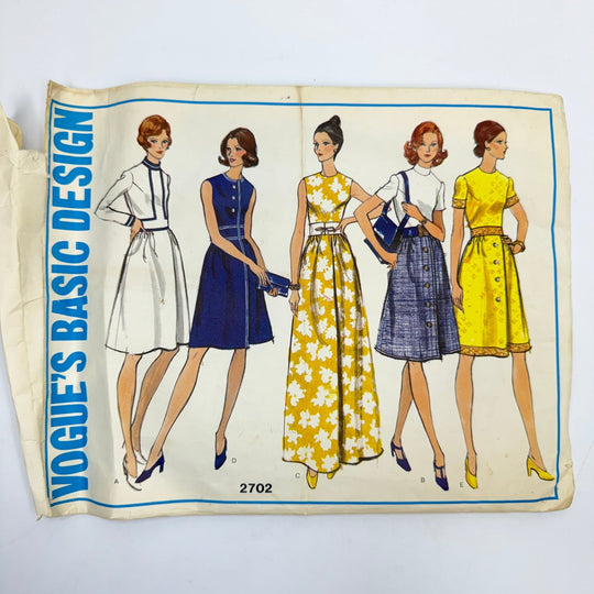 Sewing Pattern - Womenswear - Vogue 2702 - True Deadstock supplies Fabric by private - Sustainable Textile | FABCYCLE