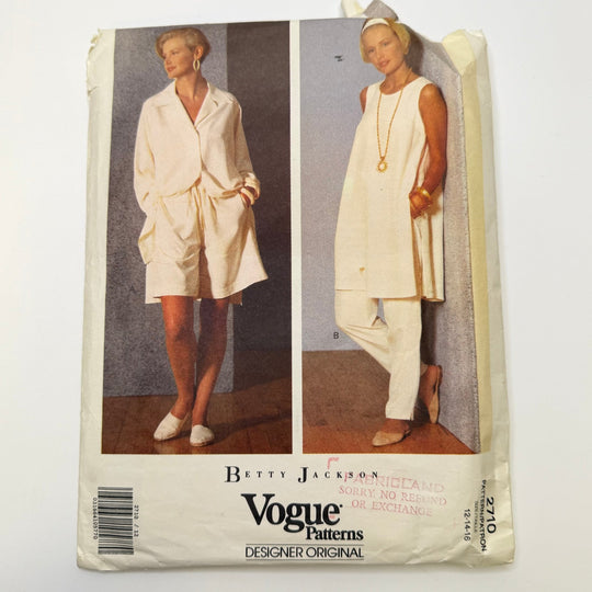 Sewing Pattern - Womenswear - Vogue 2710 - True Deadstock supplies Fabric by private - Sustainable Textile | FABCYCLE