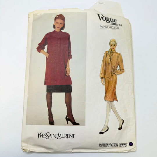 Sewing Pattern - Womenswear - Vogue 2773 - True Deadstock supplies Fabric by private - Sustainable Textile | FABCYCLE