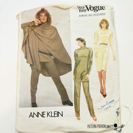 Sewing Pattern - Womenswear - Vogue 2817 - True Deadstock supplies Fabric by private - Sustainable Textile | FABCYCLE