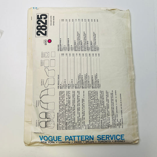 Sewing Pattern - Womenswear - Vogue 2825 - True Deadstock supplies Fabric by private - Sustainable Textile | FABCYCLE
