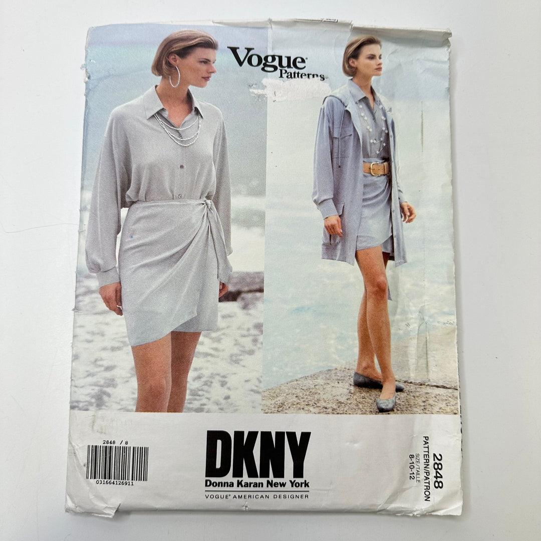 Sewing Pattern - Womenswear - Vogue 2848 - True Deadstock supplies Fabric by private - Sustainable Textile | FABCYCLE