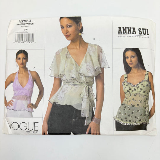 Sewing Pattern - Womenswear - Vogue 2850 - True Deadstock supplies Fabric by private - Sustainable Textile | FABCYCLE