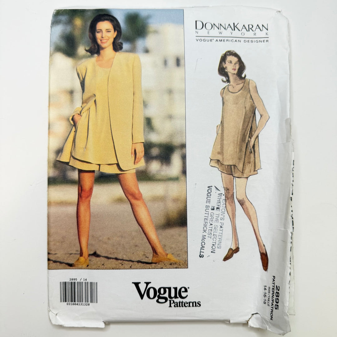 Sewing Pattern - Womenswear - Vogue 2895 - True Deadstock supplies Fabric by private - Sustainable Textile | FABCYCLE