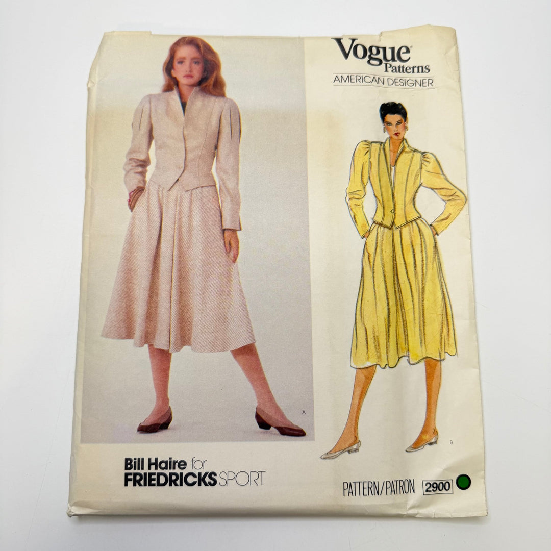 Sewing Pattern - Womenswear - Vogue 2900 - True Deadstock supplies Fabric by private - Sustainable Textile | FABCYCLE