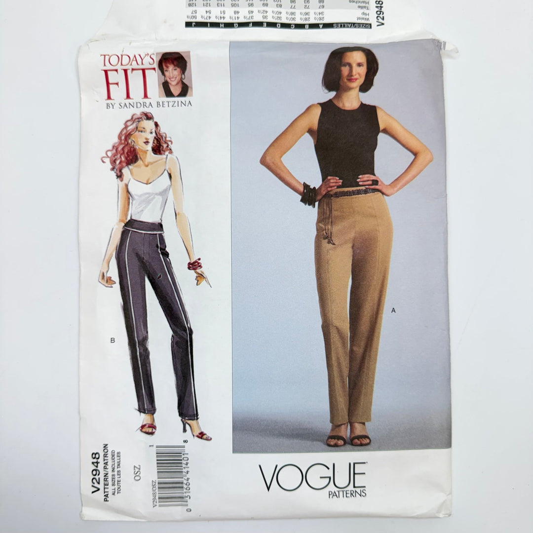Sewing Pattern - Womenswear - Vogue 2948 - True Deadstock supplies Fabric by private - Sustainable Textile | FABCYCLE