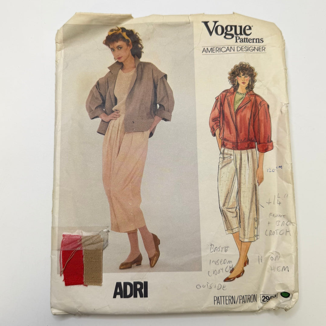 Sewing Pattern - Womenswear - Vogue 2953 - True Deadstock supplies Fabric by private - Sustainable Textile | FABCYCLE