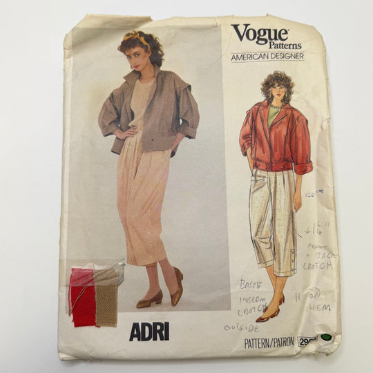 Sewing Pattern - Womenswear - Vogue 2953 - True Deadstock supplies Fabric by private - Sustainable Textile | FABCYCLE