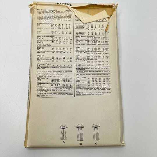 Sewing Pattern - Womenswear - Vogue 7105 - True Deadstock supplies Fabric by private - Sustainable Textile | FABCYCLE