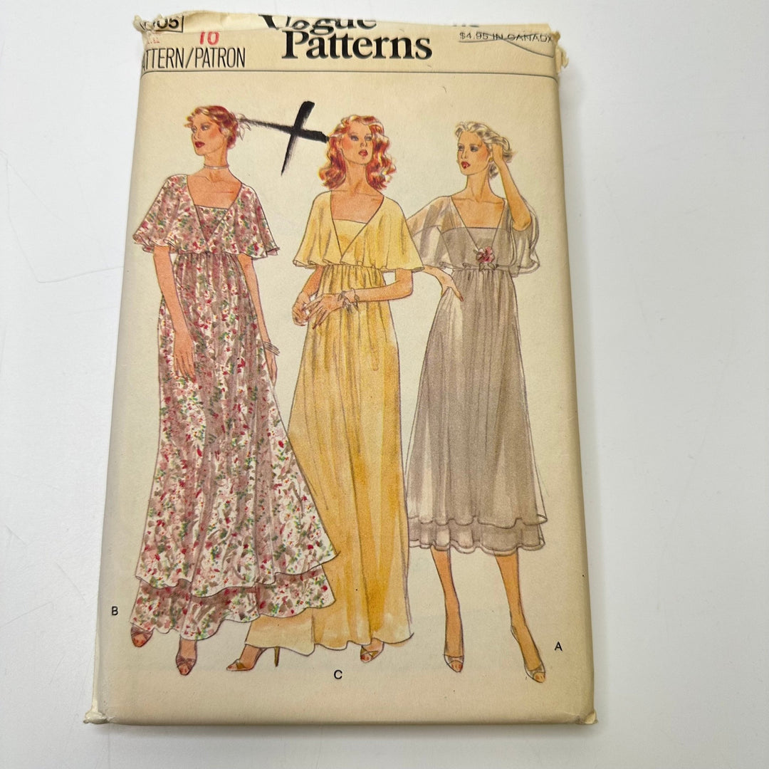 Sewing Pattern - Womenswear - Vogue 7105 - True Deadstock supplies Fabric by private - Sustainable Textile | FABCYCLE