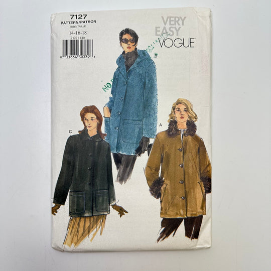 Sewing Pattern - Womenswear - Vogue 7127 - True Deadstock supplies Fabric by private - Sustainable Textile | FABCYCLE