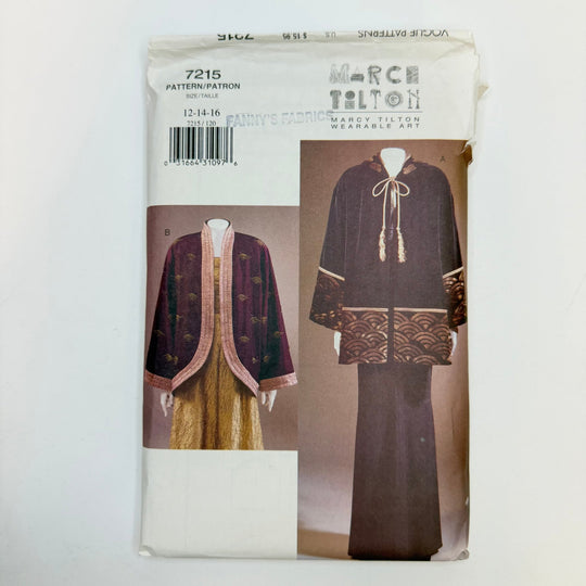 Sewing Pattern - Womenswear - Vogue 7215 - True Deadstock supplies Fabric by private - Sustainable Textile | FABCYCLE