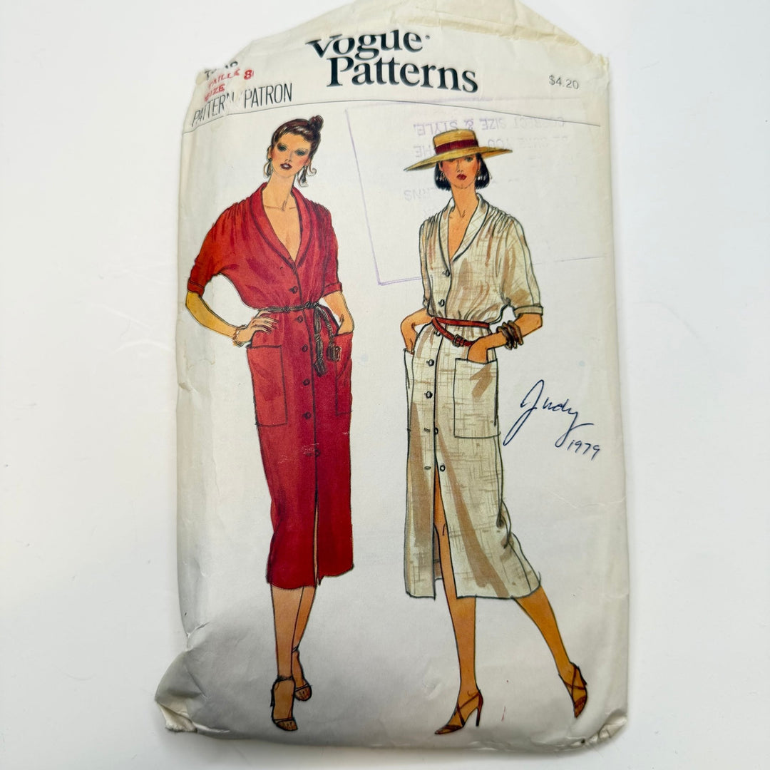 Sewing Pattern - Womenswear - Vogue 7328 - True Deadstock supplies Fabric by private - Sustainable Textile | FABCYCLE