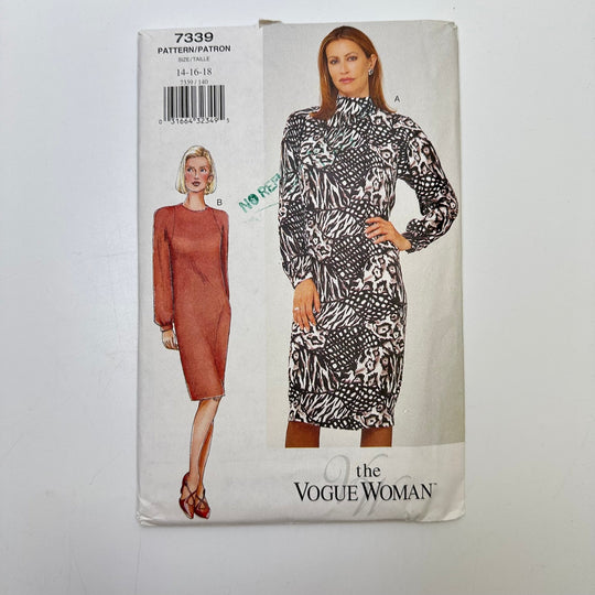 Sewing Pattern - Womenswear - Vogue 7339 - True Deadstock supplies Fabric by private - Sustainable Textile | FABCYCLE