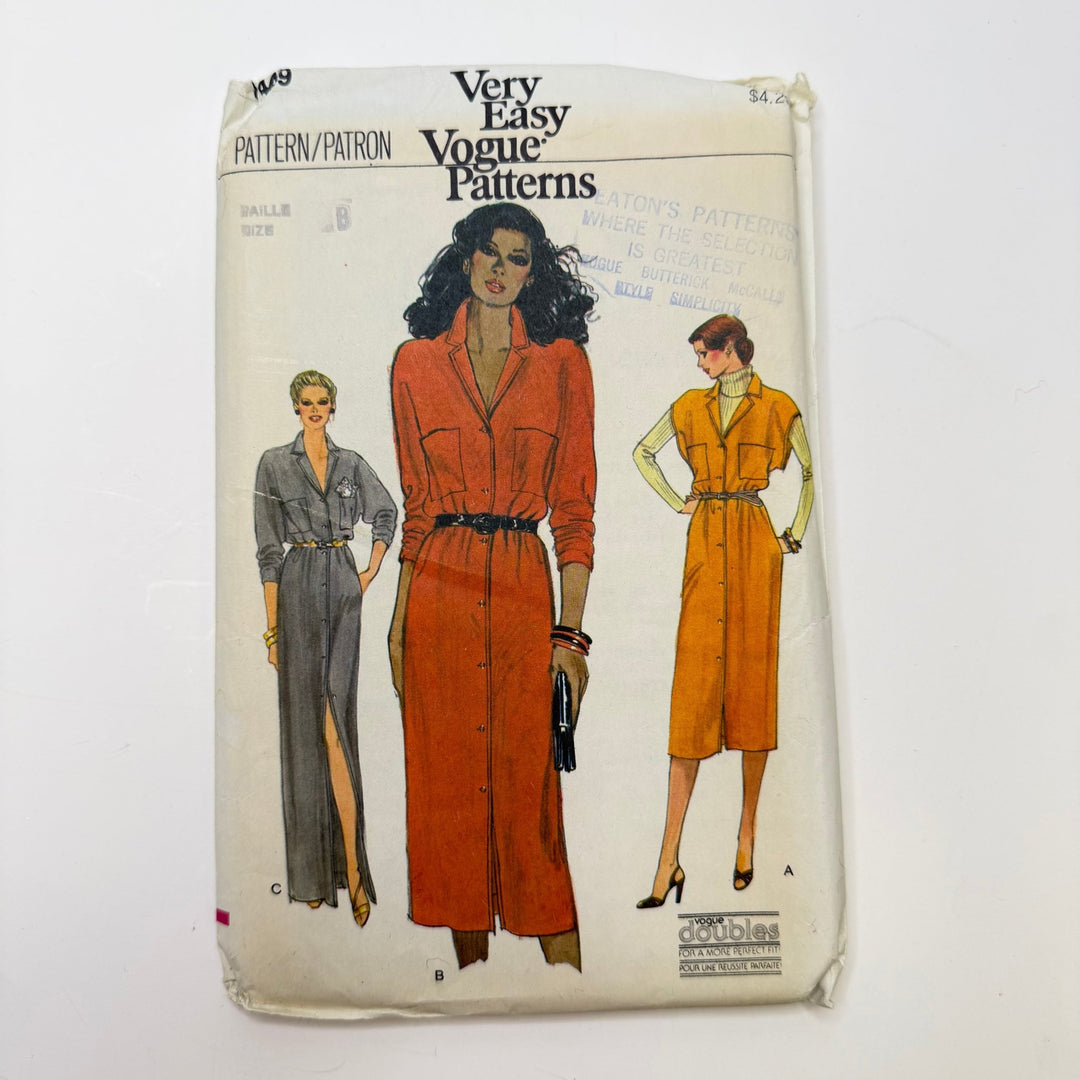 Sewing Pattern - Womenswear - Vogue 7449 - True Deadstock supplies Fabric by private - Sustainable Textile | FABCYCLE