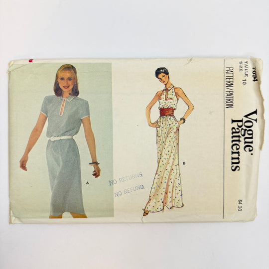 Sewing Pattern - Womenswear - Vogue 7694 - True Deadstock supplies Fabric by private - Sustainable Textile | FABCYCLE
