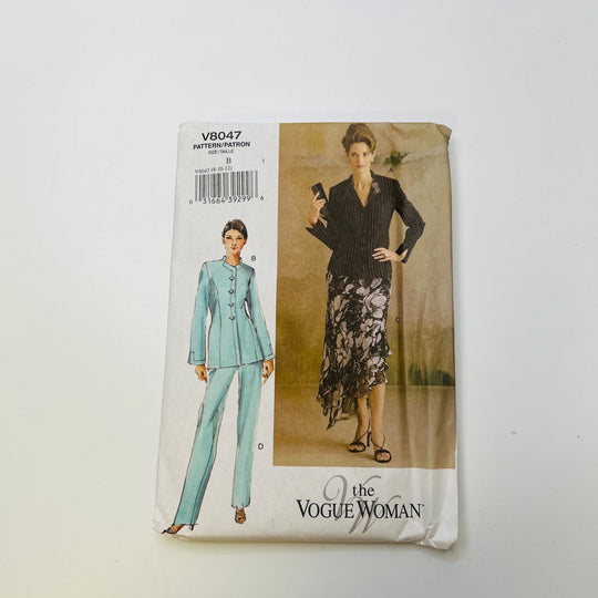 Sewing Pattern - Womenswear - Vogue 8047 - True Deadstock supplies Fabric by private - Sustainable Textile | FABCYCLE