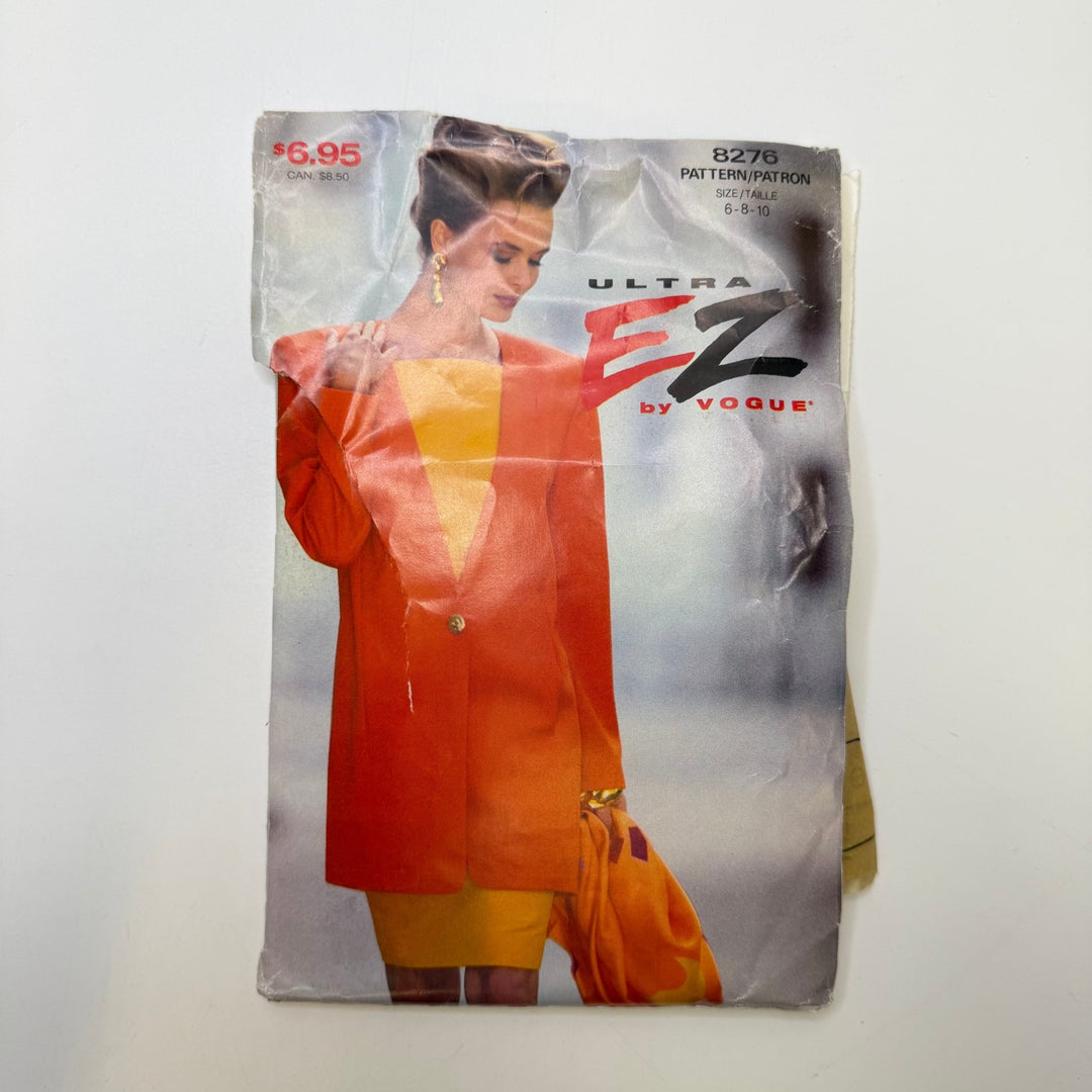 Sewing Pattern - Womenswear - Vogue 8276 - True Deadstock supplies Fabric by private - Sustainable Textile | FABCYCLE