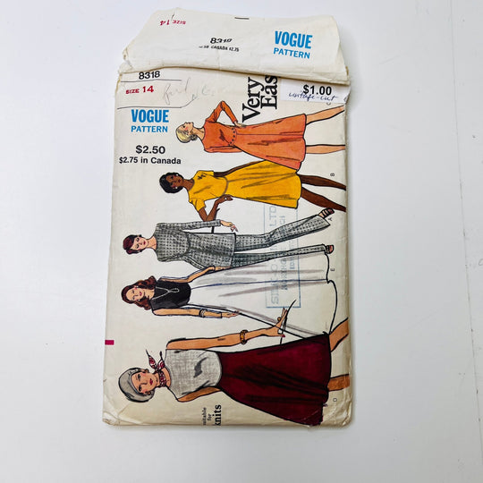 Sewing Pattern - Womenswear - Vogue 8318 - True Deadstock supplies Fabric by private - Sustainable Textile | FABCYCLE