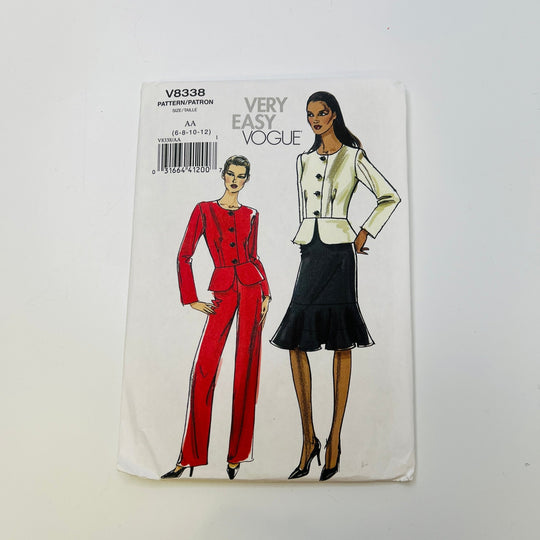 Sewing Pattern - Womenswear - Vogue 8338 - True Deadstock supplies Fabric by private - Sustainable Textile | FABCYCLE