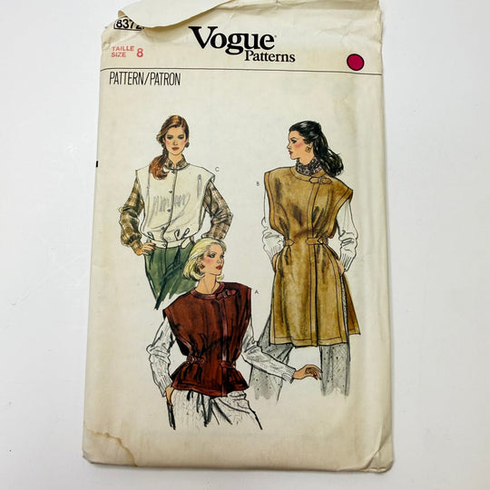 Sewing Pattern - Womenswear - Vogue 8372 - True Deadstock supplies Fabric by private - Sustainable Textile | FABCYCLE