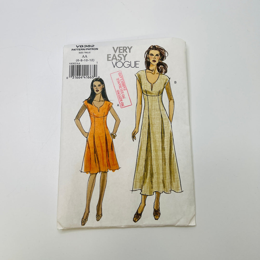 Sewing Pattern - Womenswear - Vogue 8382 - True Deadstock supplies Fabric by private - Sustainable Textile | FABCYCLE