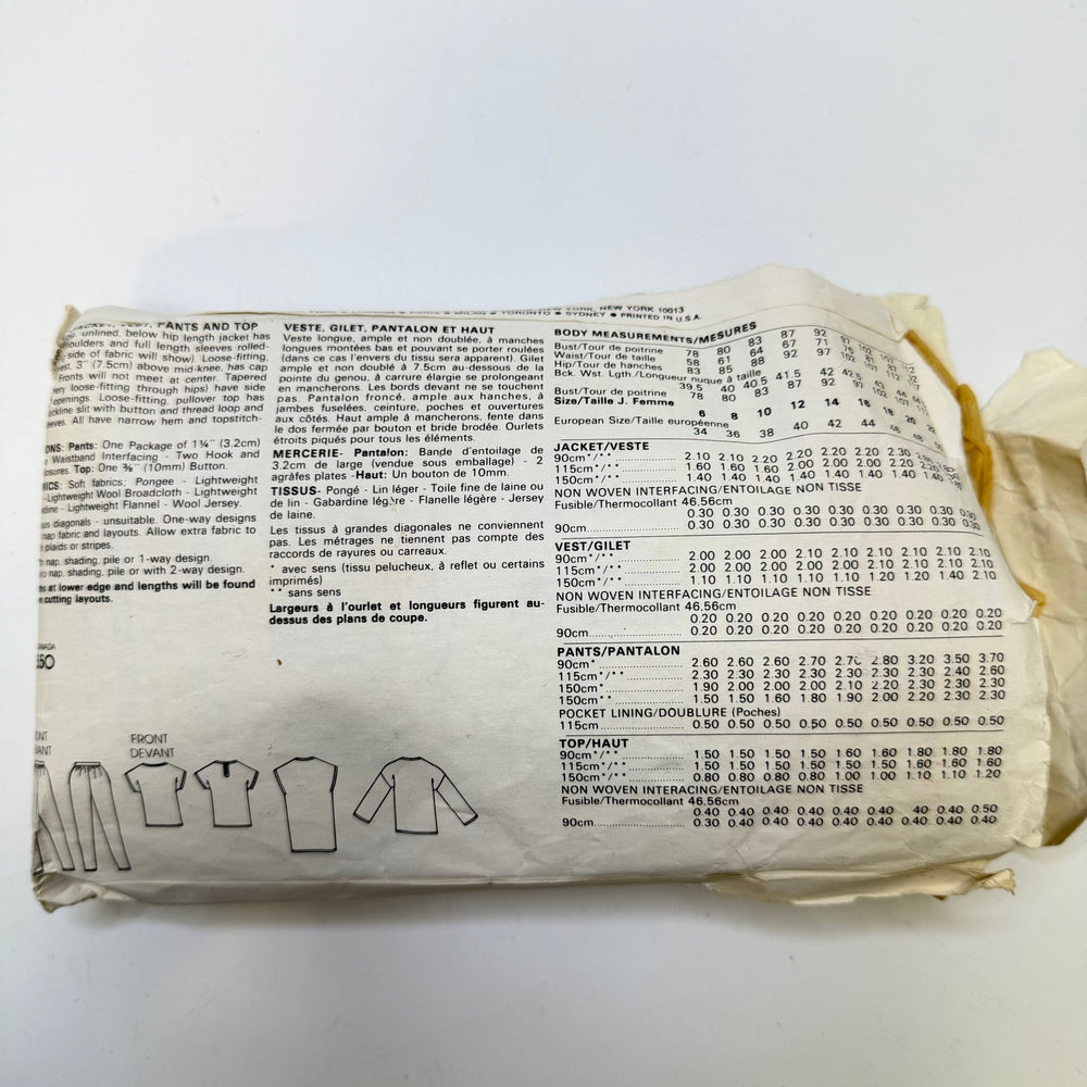 Sewing Pattern - Womenswear - Vogue 8402 - True Deadstock supplies Fabric by private - Sustainable Textile | FABCYCLE
