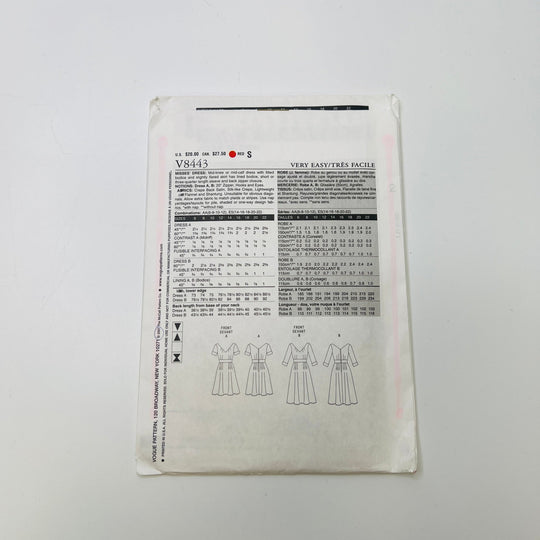 Sewing Pattern - Womenswear - Vogue 8443 - True Deadstock supplies Fabric by private - Sustainable Textile | FABCYCLE