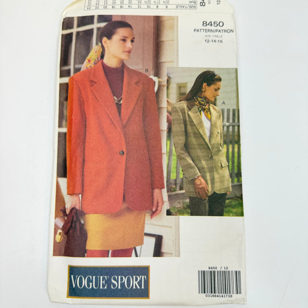 Sewing Pattern - Womenswear - Vogue 8450 - True Deadstock supplies Fabric by private - Sustainable Textile | FABCYCLE