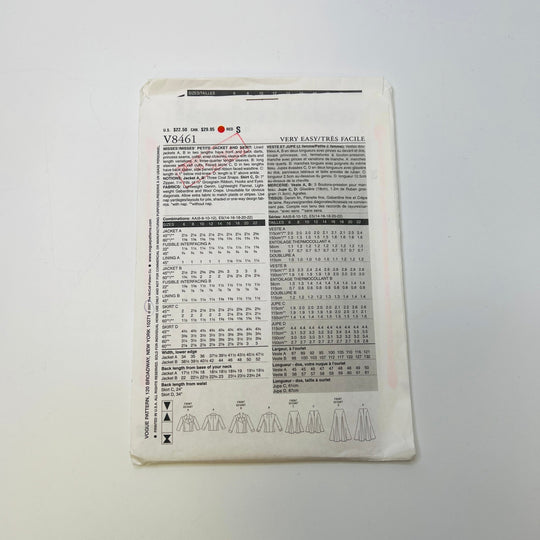 Sewing Pattern - Womenswear - Vogue 8461 - True Deadstock supplies Fabric by private - Sustainable Textile | FABCYCLE