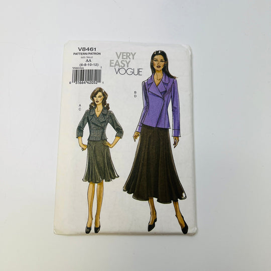 Sewing Pattern - Womenswear - Vogue 8461 - True Deadstock supplies Fabric by private - Sustainable Textile | FABCYCLE