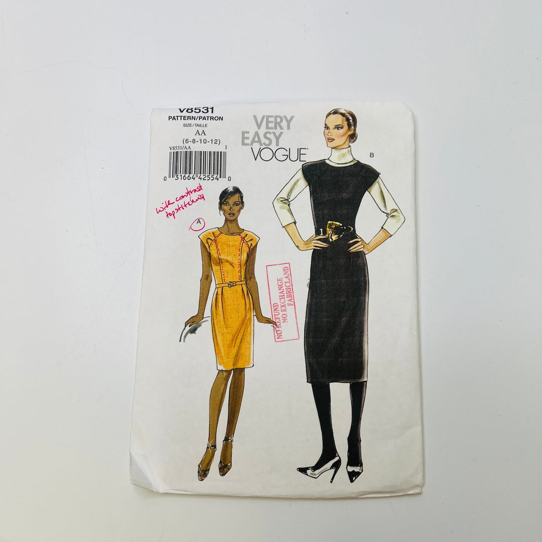 Sewing Pattern - Womenswear - Vogue 8531 - True Deadstock supplies Fabric by private - Sustainable Textile | FABCYCLE