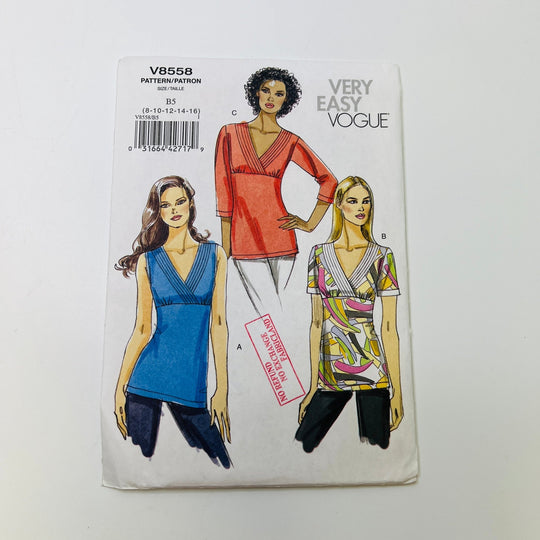 Sewing Pattern - Womenswear - Vogue 8558 - True Deadstock supplies Fabric by private - Sustainable Textile | FABCYCLE