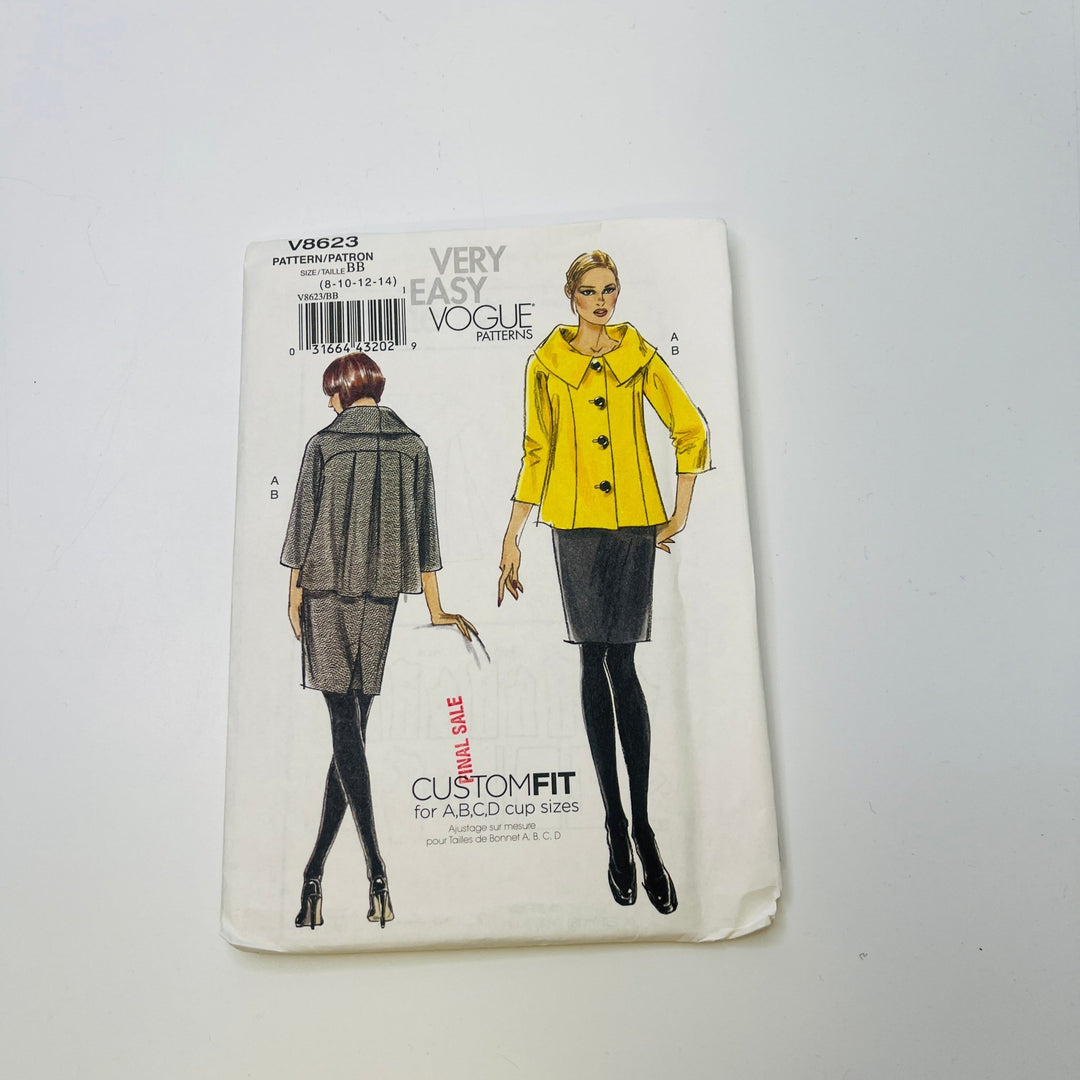 Sewing Pattern - Womenswear - Vogue 8623 - True Deadstock supplies Fabric by private - Sustainable Textile | FABCYCLE