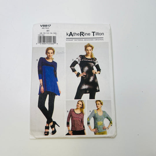 Sewing Pattern - Womenswear - Vogue 8817 - True Deadstock supplies Fabric by private - Sustainable Textile | FABCYCLE