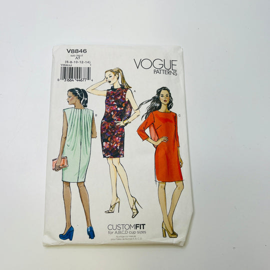 Sewing Pattern - Womenswear - Vogue 8846 - True Deadstock supplies Fabric by private - Sustainable Textile | FABCYCLE