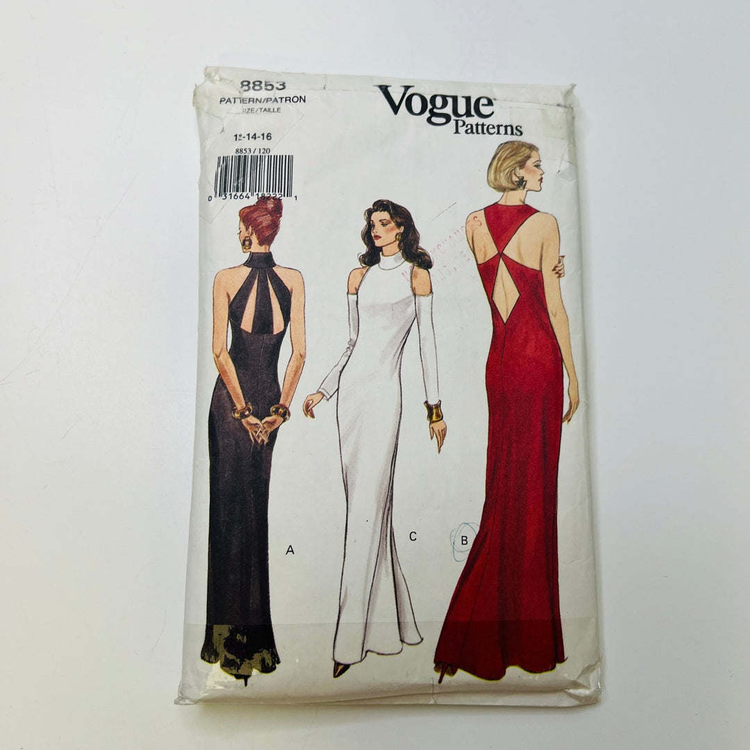 Sewing Pattern - Womenswear - Vogue 8853 - True Deadstock supplies Fabric by private - Sustainable Textile | FABCYCLE