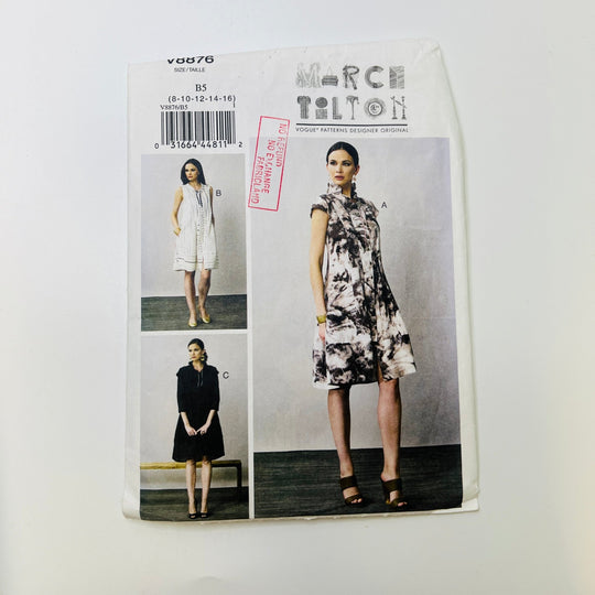 Sewing Pattern - Womenswear - Vogue 8876 - True Deadstock supplies Fabric by private - Sustainable Textile | FABCYCLE