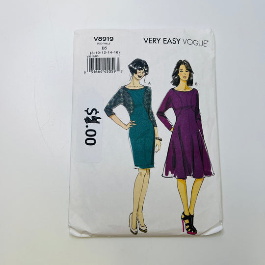Sewing Pattern - Womenswear - Vogue 8919 - True Deadstock supplies Fabric by private - Sustainable Textile | FABCYCLE