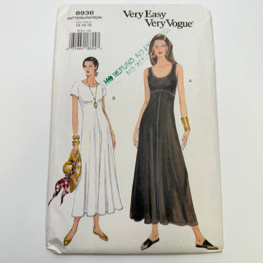 Sewing Pattern - Womenswear - Vogue 8936 - True Deadstock supplies Fabric by private - Sustainable Textile | FABCYCLE